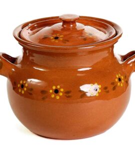 Mexican Traditional Clay Bean Pot